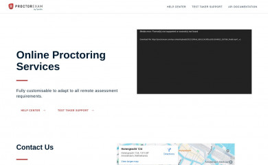 proctorexam.com screenshot