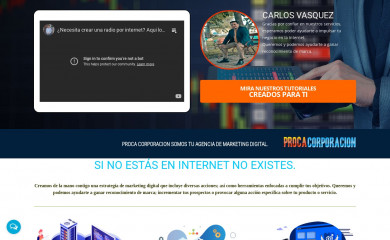 procacorporacion.com screenshot