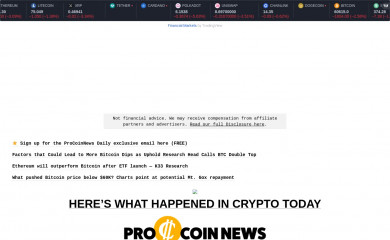 procoinnews.com screenshot