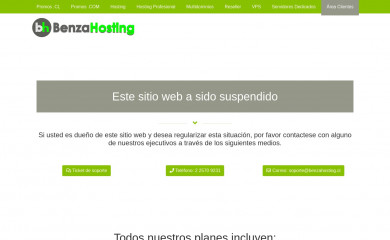 produccionesxm.cl screenshot