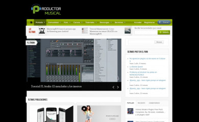 productormusical.es screenshot
