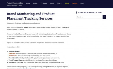 productplacementblog.com screenshot