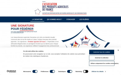 produitsagricolesdefrance.fr screenshot