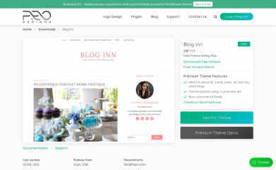 https://www.prodesigns.com/wordpress-themes/downloads/blog-inn/ screenshot