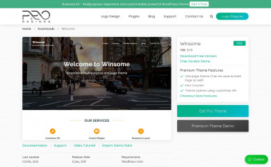 https://www.prodesigns.com/wordpress-themes/downloads/winsome/ screenshot