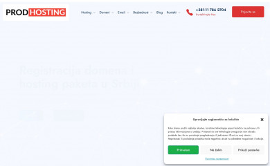 prodhosting.net screenshot