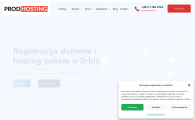 prodhosting.net screenshot