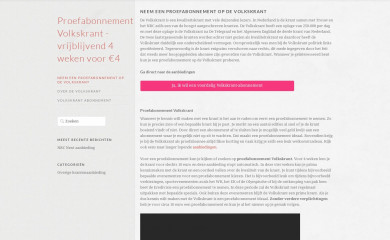 proefabonnementopdevolkskrant.nl screenshot
