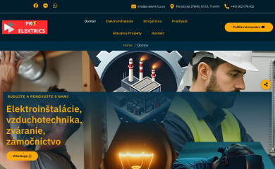 proelektrics.eu screenshot