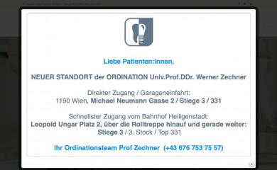 profzechner.at screenshot