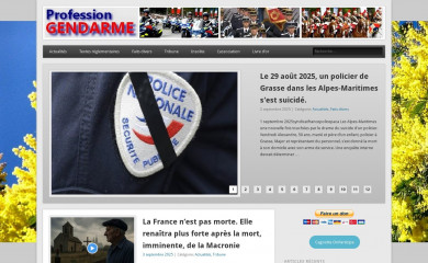 profession-gendarme.com screenshot