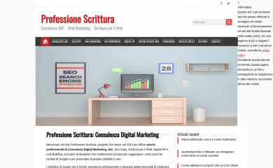 professionescrittura.com screenshot