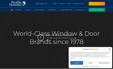 profilesystems.ie screenshot