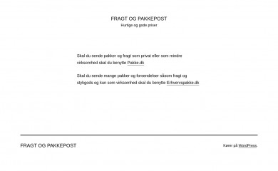profragt.dk screenshot