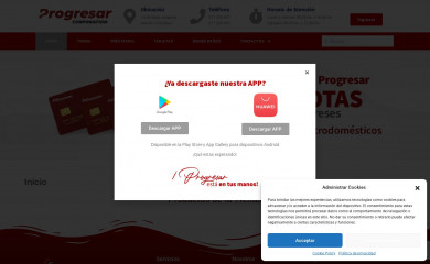 progresarcorp.com.py screenshot