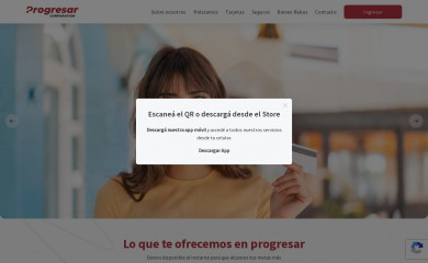 progresarcorp.com.py screenshot