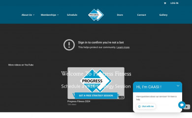 progressfitnesspa.com screenshot