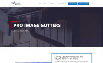 proimagegutters.com screenshot