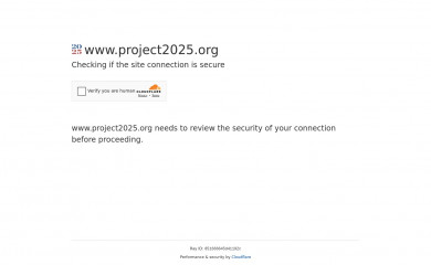 project2025.org screenshot
