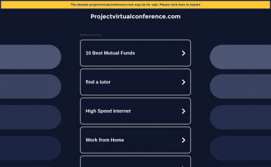 projectvirtualconference.com screenshot
