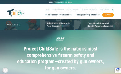 projectchildsafe.org screenshot