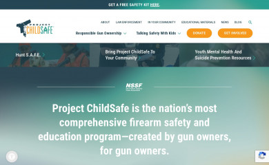projectchildsafe.org screenshot