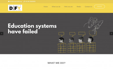 projectdefy.org screenshot