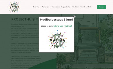 projecthuismadiba.nl screenshot