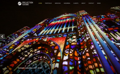 projectionteknik.com screenshot