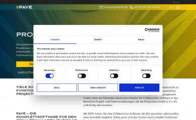 projectline.de screenshot