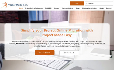 projectmadeeasy.com screenshot