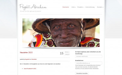 projektabraham.at screenshot