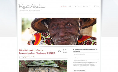 projektabraham.at screenshot