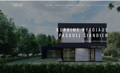 projektavimosprendimai.lt screenshot