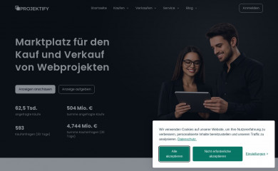 projektify.de screenshot