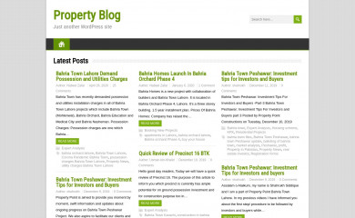 propertyblog.pk screenshot