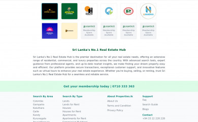 properties.lk screenshot