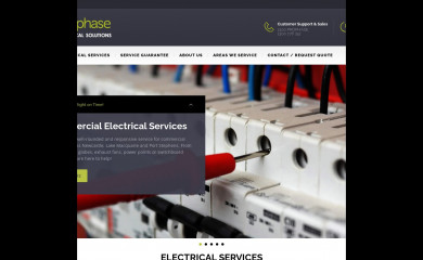 prophaseelectrical.com.au screenshot