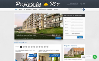 propiedadesmar.cl screenshot