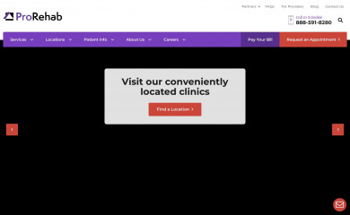 prorehab.com screenshot