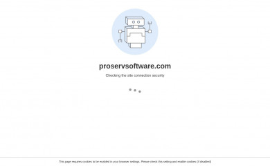 proservsoftware.com screenshot