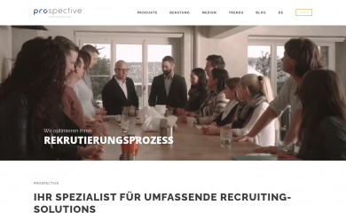 prospective.ch screenshot