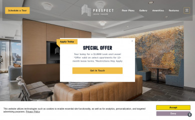 prospectunionsquare.com screenshot