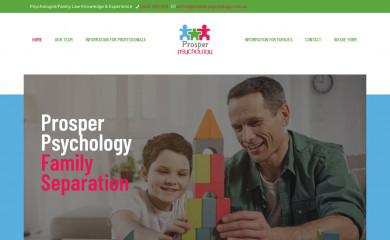 prosperpsychology.com.au screenshot