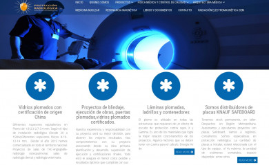 proteccionradiologica.cl screenshot