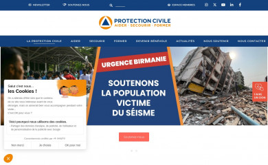 protection-civile.org screenshot
