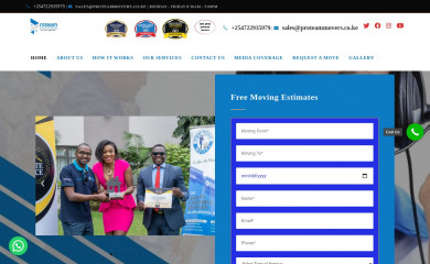 proteammovers.co.ke screenshot