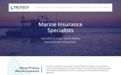 proteusinsurance.co.nz screenshot