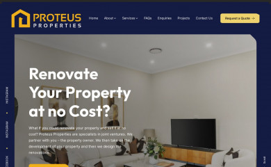 proteusproperties.com.au screenshot