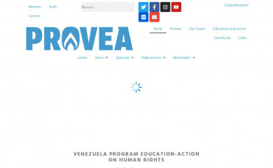 provea.org screenshot